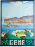 joseph de la neziere genf 1926 4 Advert A4 Photo Print