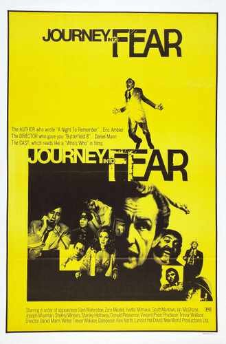 journey into fear  01 film star poster A4 Photo Print