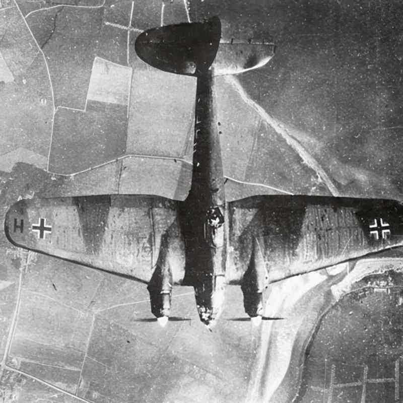 ju 88 bomber 1 Vintage world war A4 Photo Print