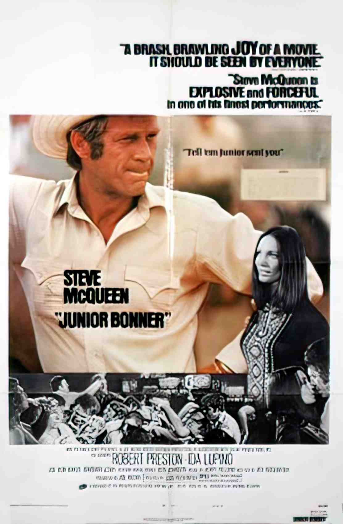 junior bonner us 1sh B Advert A4 Photo Print