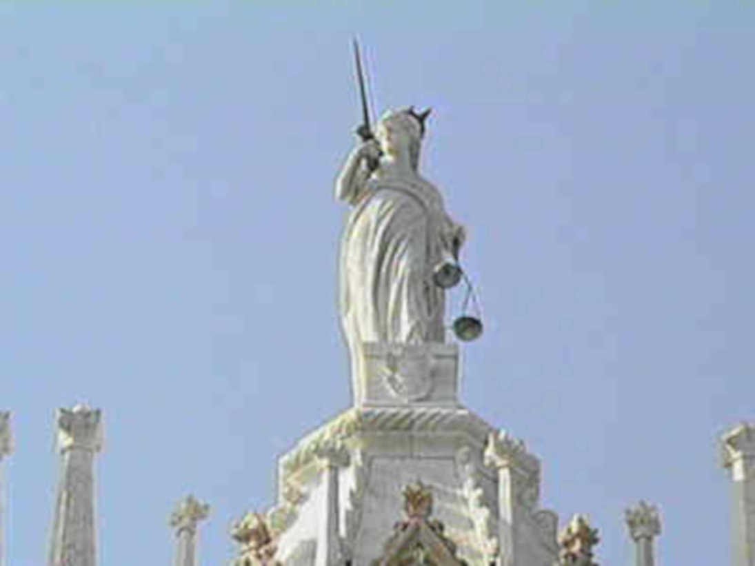 justice statue lasvegas1980s 1990s A4 Photo Print