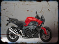 k 1300 r  A4 Photo Print Motorbike Vintage Aged