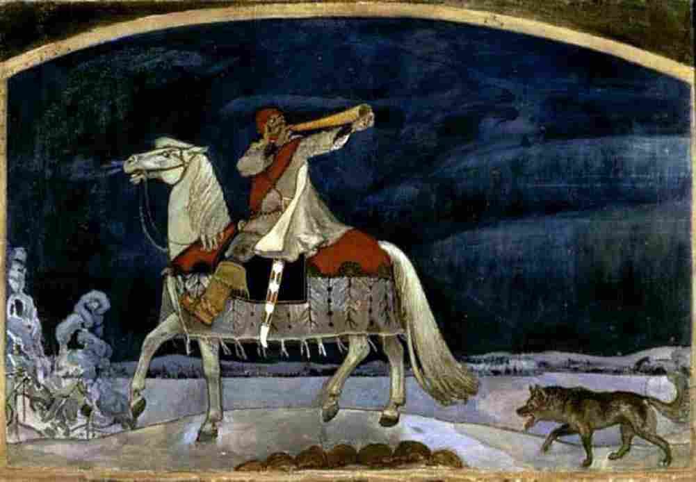 kall Kullervo Rides to War Art A4 Photo Print