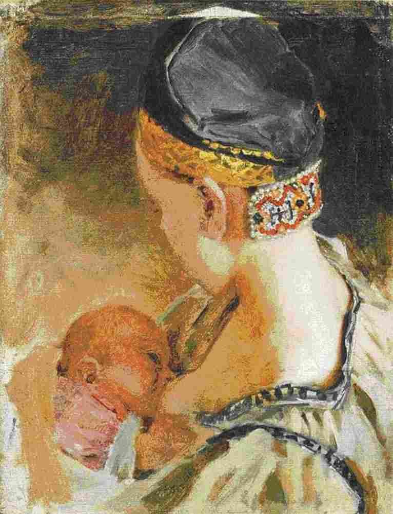 kall Mother and Child Art A4 Photo Print