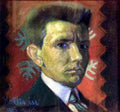 kallis oskar self portrait Art A4 Photo Print