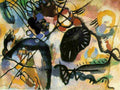 kandinsky black spot one Art A4 Photo Print