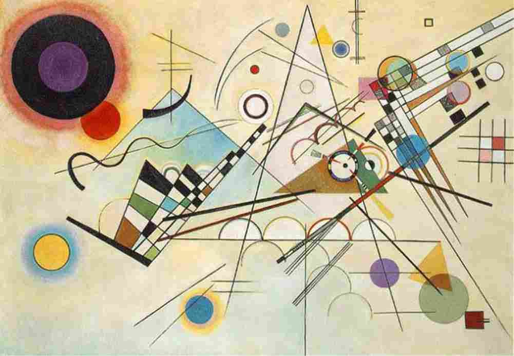 kandinsky composition eight Art A4 Photo Print