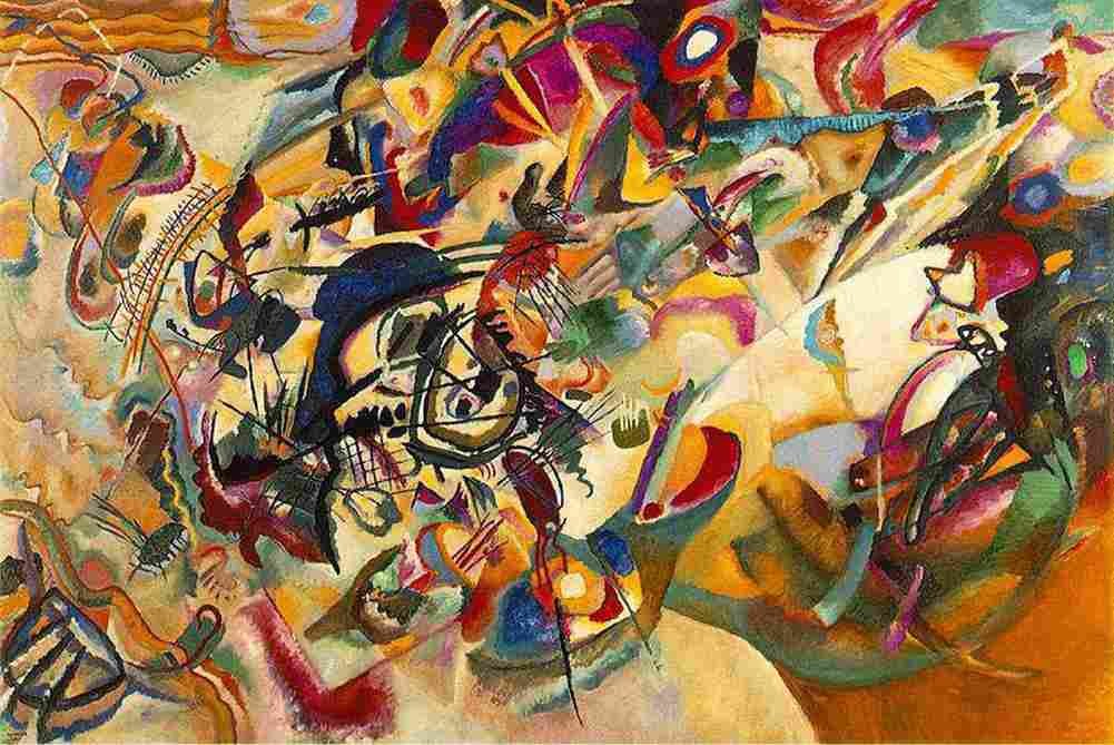kandinsky composition seven Art A4 Photo Print