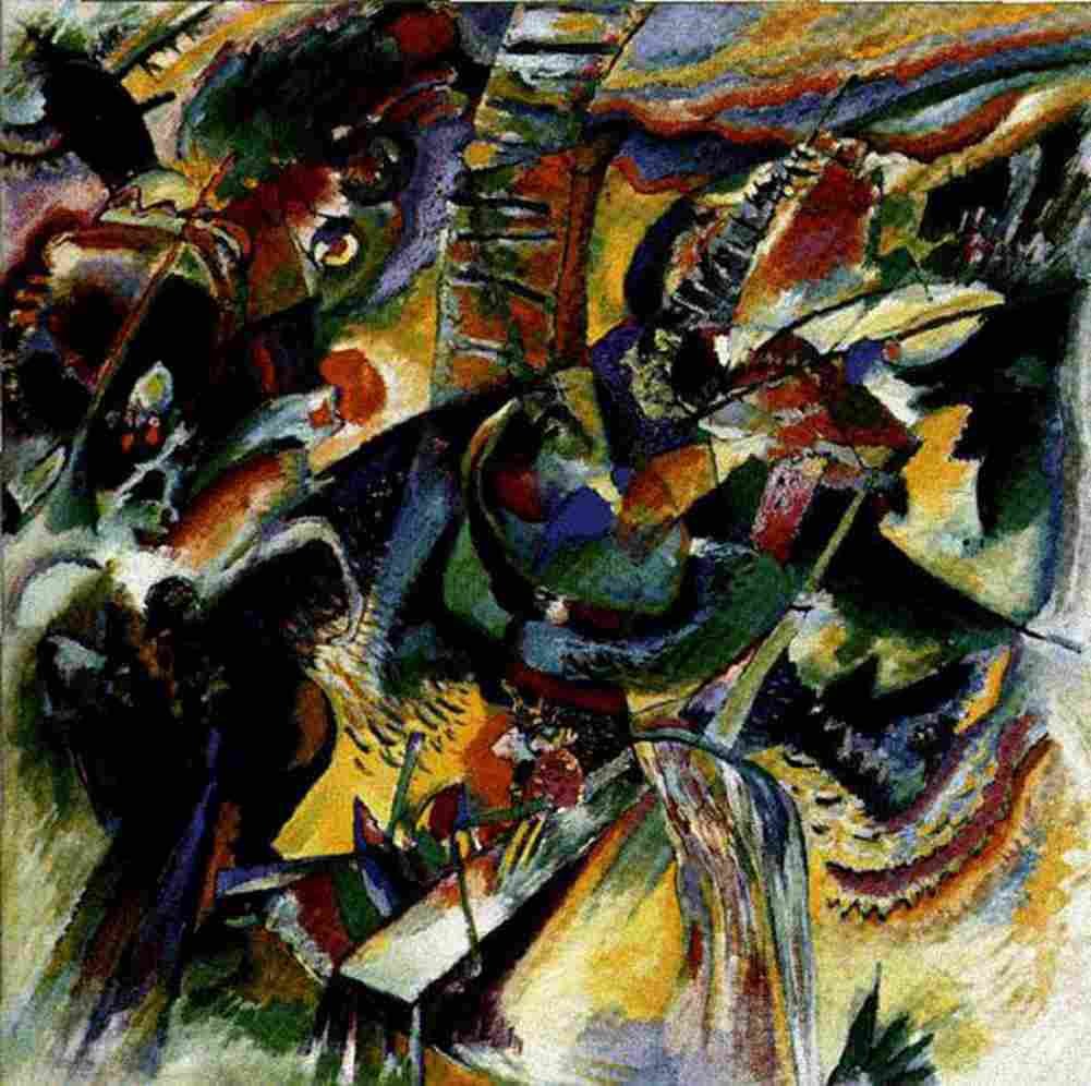 kandinsky improvisation ravine Art A4 Photo Print
