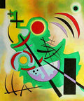 kandinsky staunch green Art A4 Photo Print