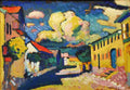 kandinsky street in murnau Art A4 Photo Print