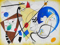 kandinsky throughgoing line Art A4 Photo Print