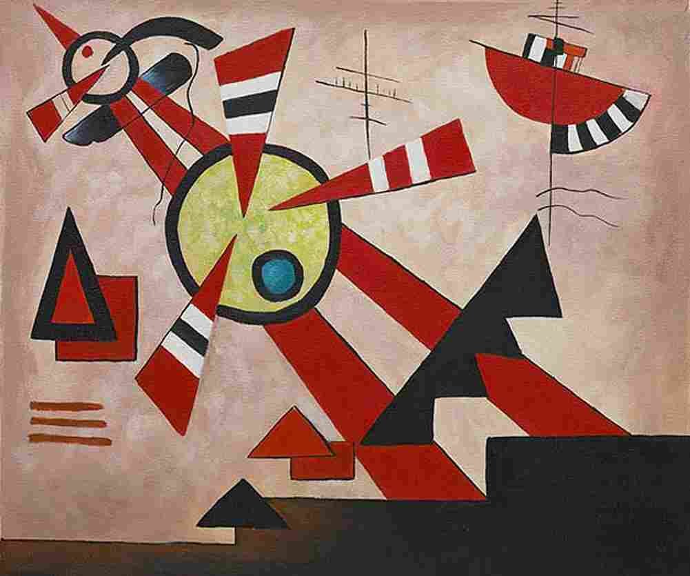 kandinsky untitled one Art A4 Photo Print