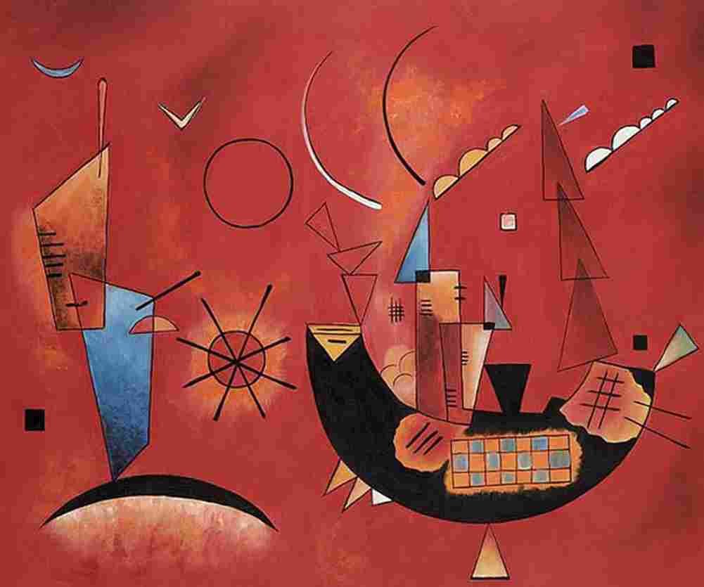 kandinsky with and against Art A4 Photo Print