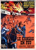 kansas en feu Advert A4 Photo Print