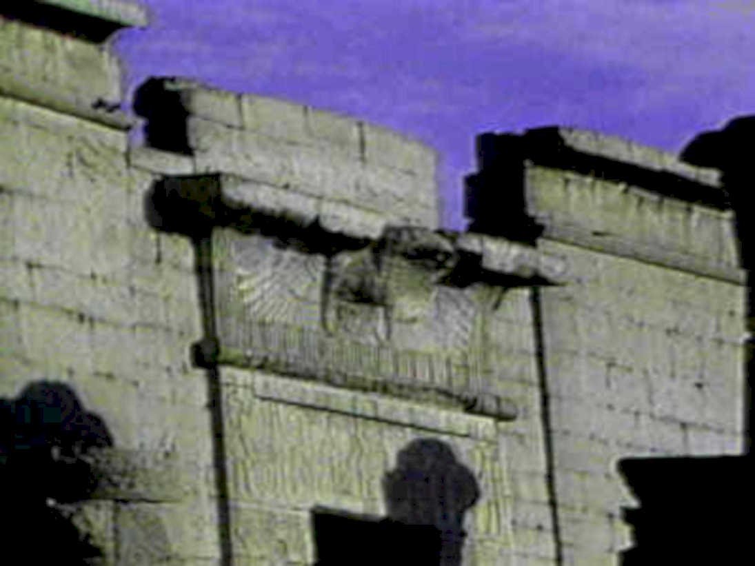 karnak temple falcon1980s 1990s A4 Photo Print