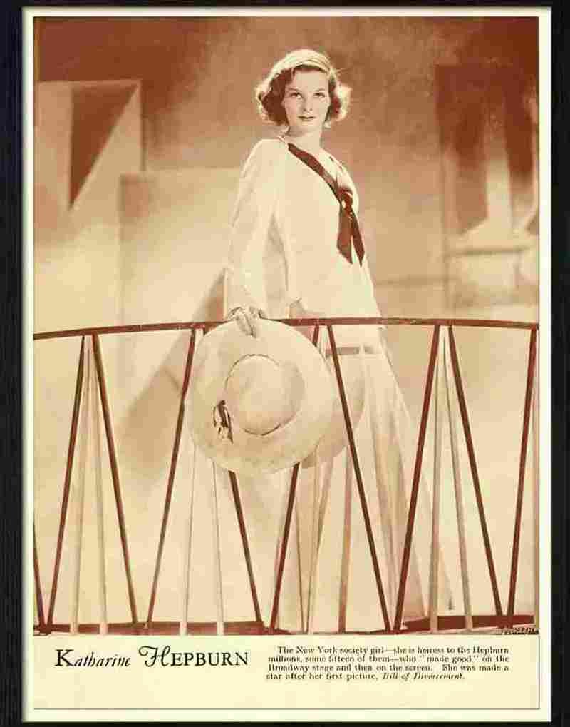 katharine hepburn Advert A4 Photo Print