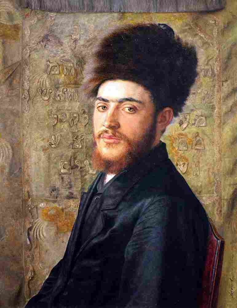 kauf Man With Fur Hat Art A4 Photo Print