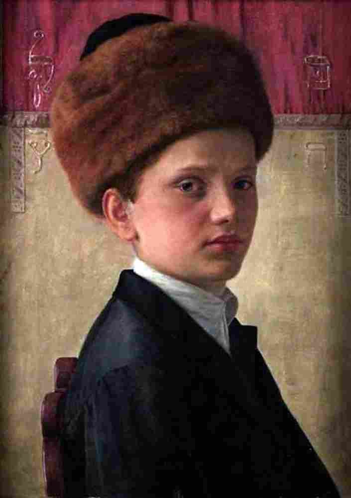 kauf Portrait of a Yeshiva Boy Art A4 Photo Print