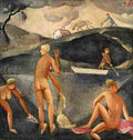 kazaks bathers Art A4 Photo Print