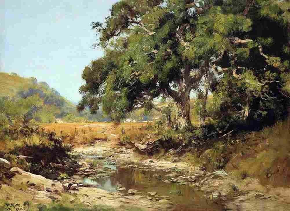 kei Stream Through the Valley Art A4 Photo Print
