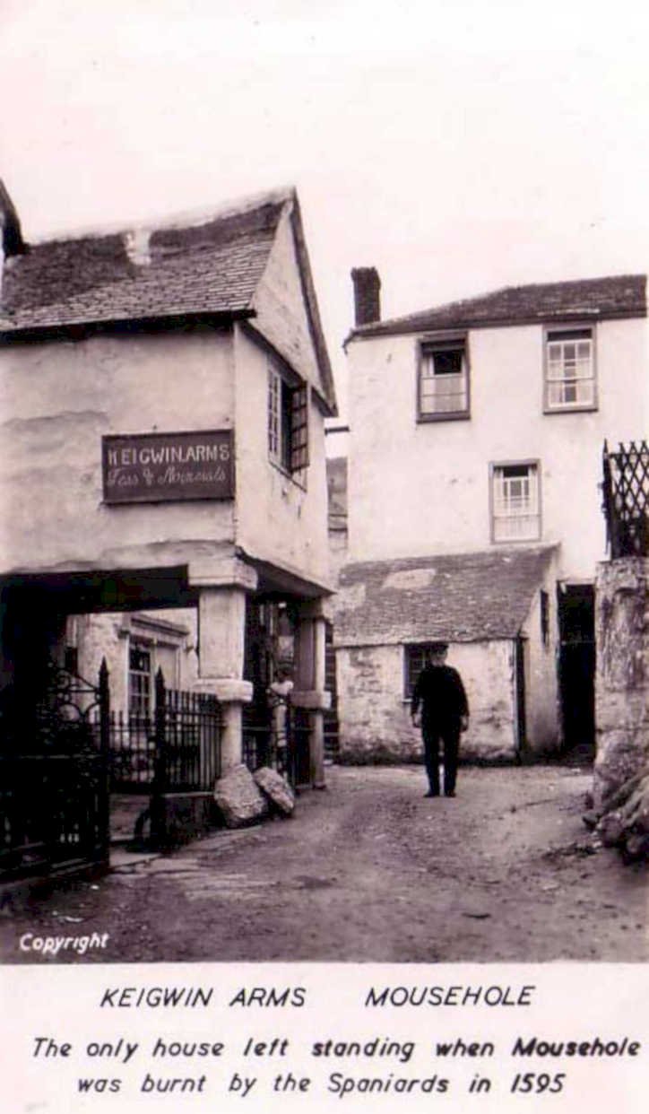 keigwin arms mouseholeVintage 1880s 1900s A4 Photo Print