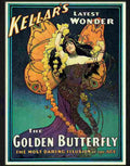kellar golden butterfly Advert A4 Photo Print