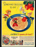 kelloggs snap crackle pop 1950s Advert A4 Photo Print