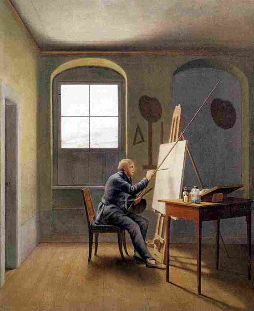 kersting Caspar David Friedrich Art A4 Photo Print