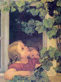 kersting Children at the Window Art A4 Photo Print