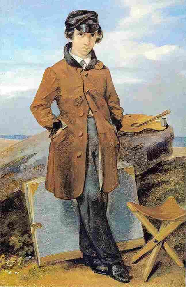 kersting Hermann Kersting as Landscape Painter Art A4 Photo Print