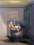 kersting The Elegant Reader Art A4 Photo Print