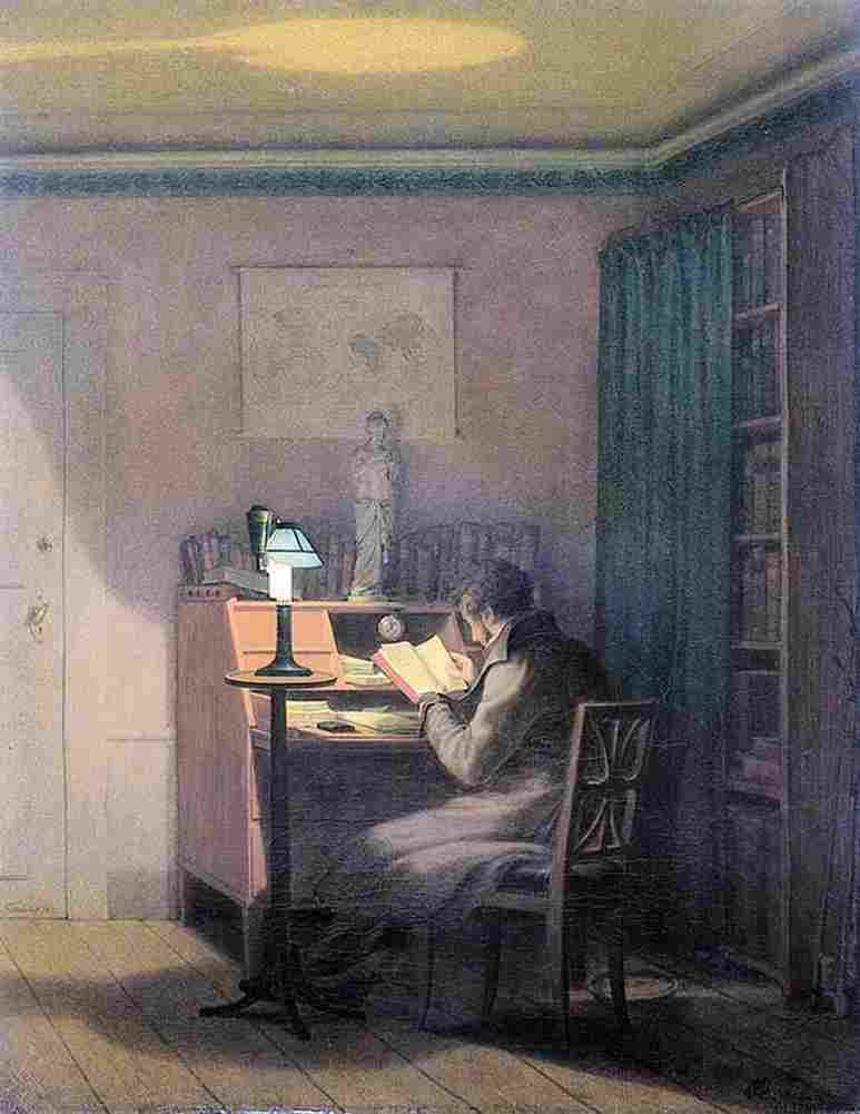 kersting The Elegant Reader Art A4 Photo Print