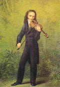 kersting The Violinist Niccolo Paganini Art A4 Photo Print