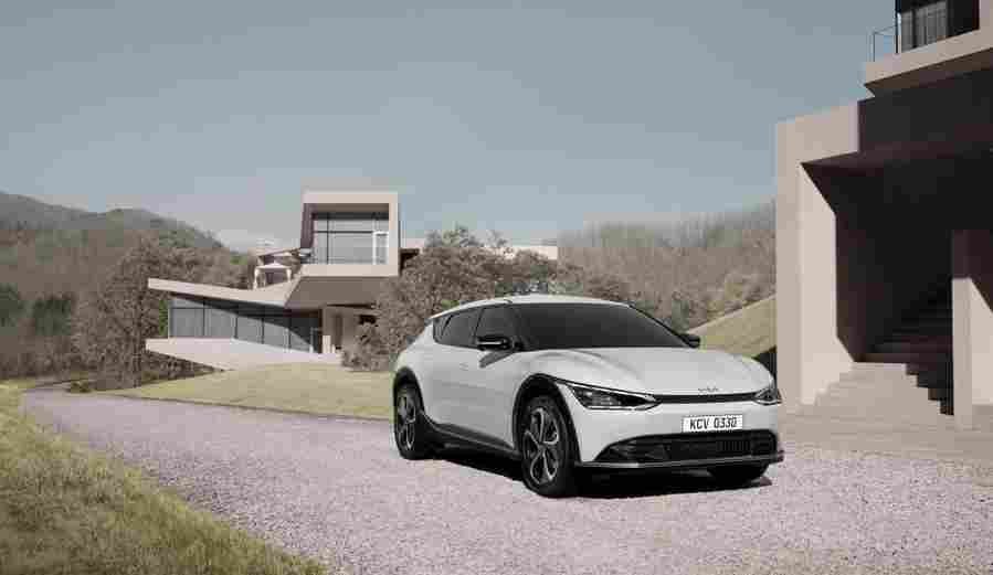 kia ev6 2021 7040 6 Car A4 Photo Print