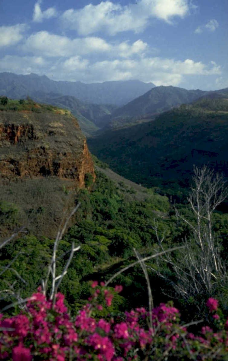kilauea caldera view 1980s 1990s A4 Photo Print