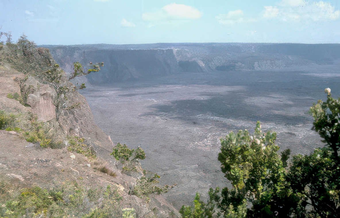 kilauea iki crater 1 Vintage A4 Photo Print