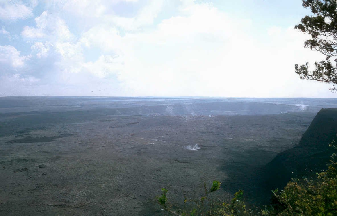kilauea iki crater 2 Vintage A4 Photo Print