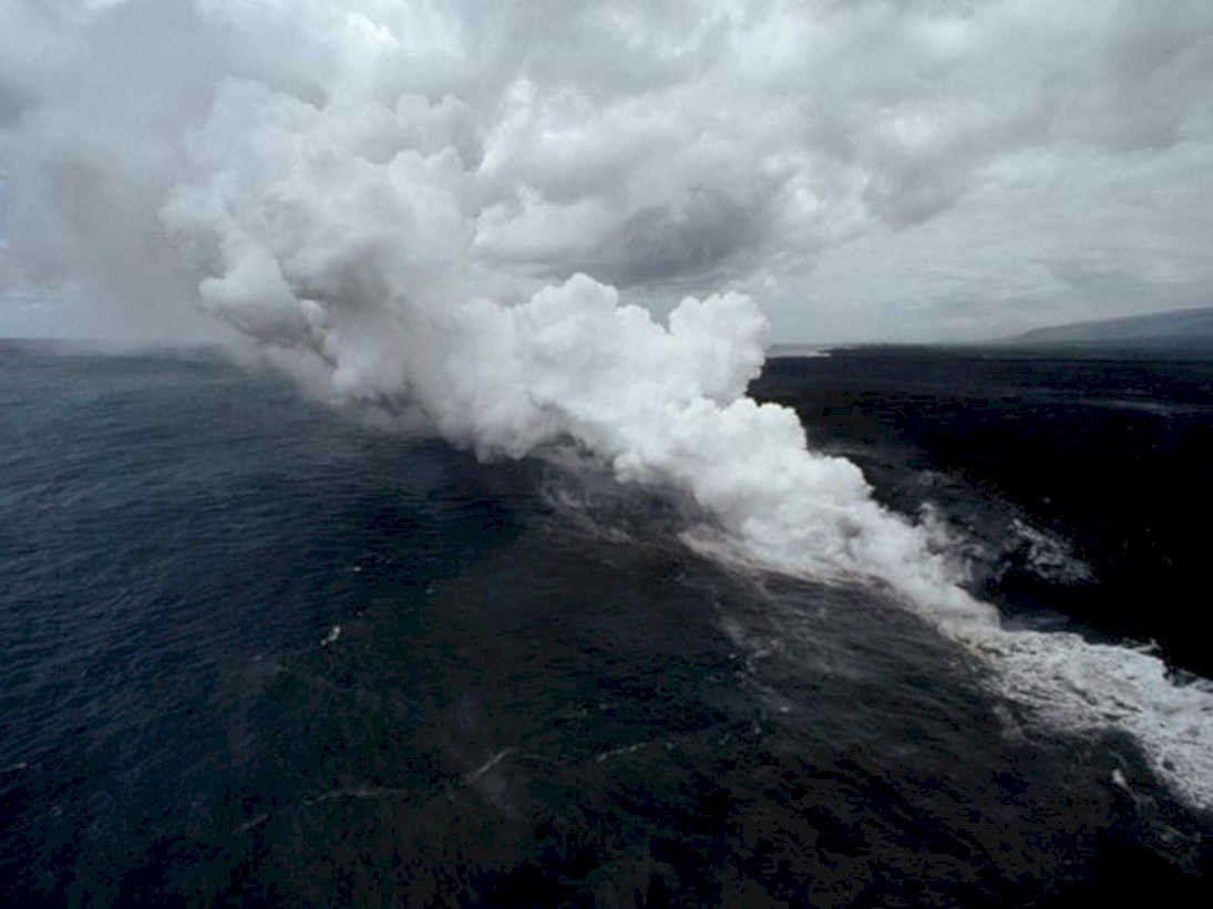 kilauea volcano eruption1980s 1990s A4 Photo Print