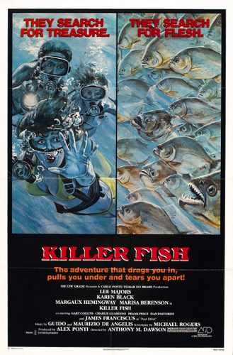 killer fish  01 film star poster A4 Photo Print