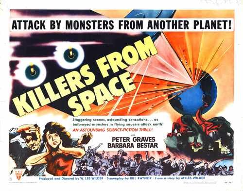 killers from space  02 film star poster A4 Photo Print