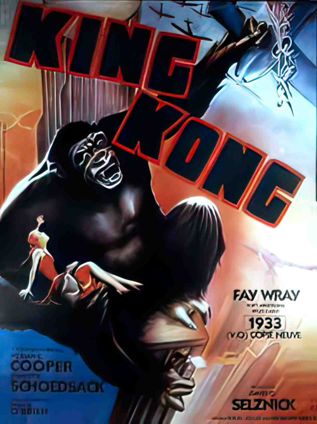 king kong R Advert A4 Photo Print