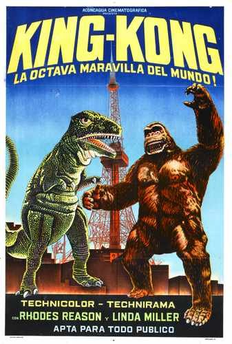 king kong escapes  03 film star poster A4 Photo Print