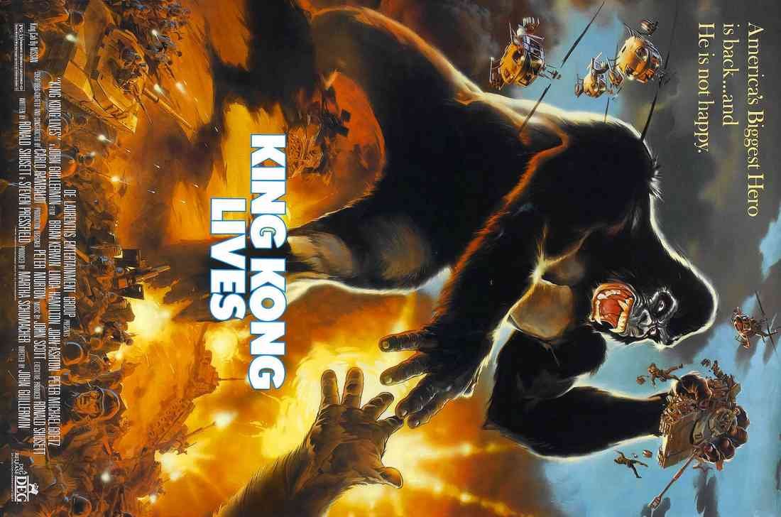 king kong lives poster 01 A4 Photo Print