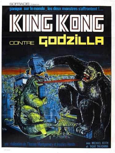 king kong vs godzilla  07 film star poster A4 Photo Print