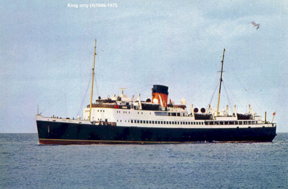 king orry ferryVintage 1880s 1900s A4 Photo Print