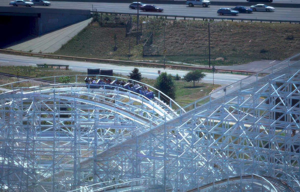 kingda ka ride Vintage A4 Photo Print