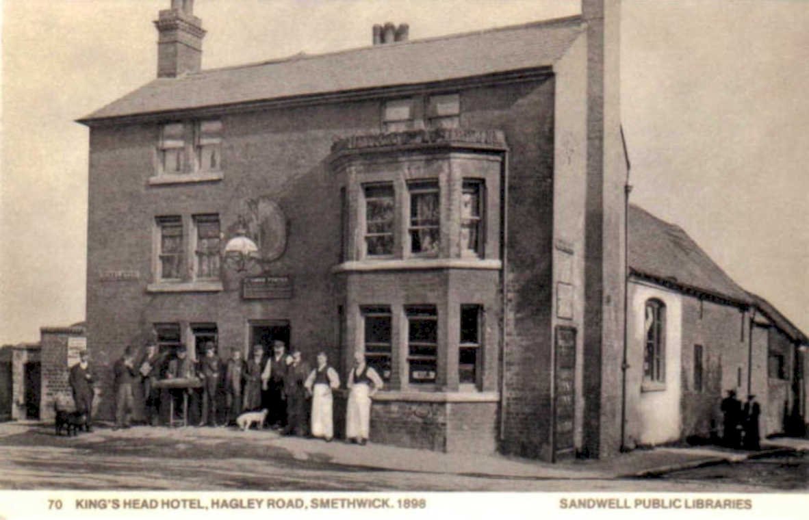 kings head hotelVintage 1880s 1900s A4 Photo Print