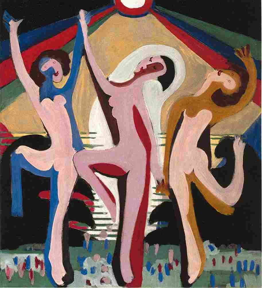kirc Colourfur dance Art A4 Photo Print