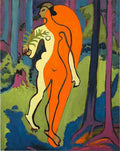 kirc In Orange and Yellow Art A4 Photo Print